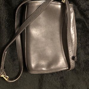 Vintage Leather Coach Crossbody Purse